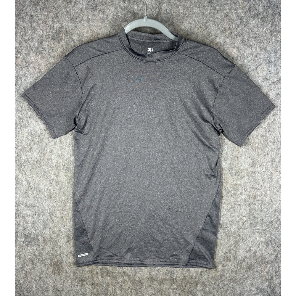 Starter Dri-Star Mens XL Gray Compression Shirt Performance Athletic Stretch